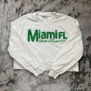Zara Terrycloth Miami Sweater